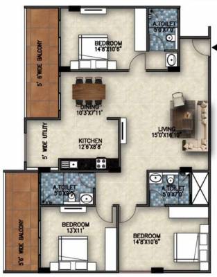  kaveri-manor Floor Plan Floor Plan