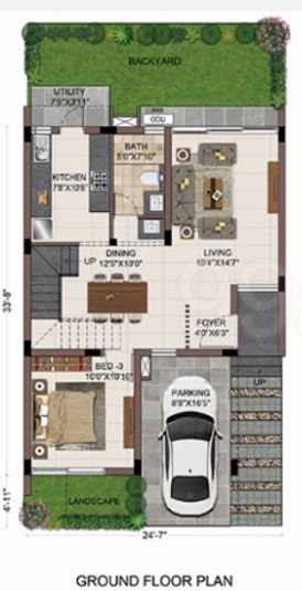  amberley Floor Plan Ground Floor Plan