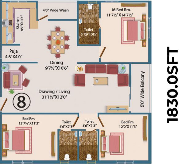  elite 40 Floor Plan Floor Plan