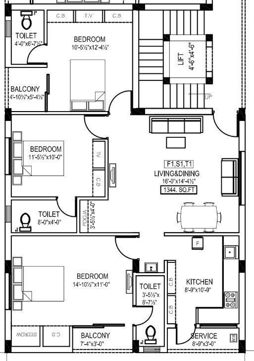  balaji homes Floor Plan Floor Plan