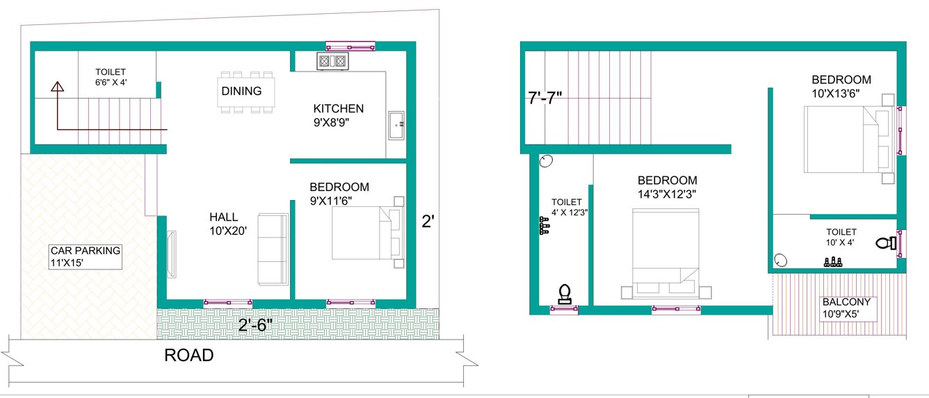  villas Floor Plan Floor Plan