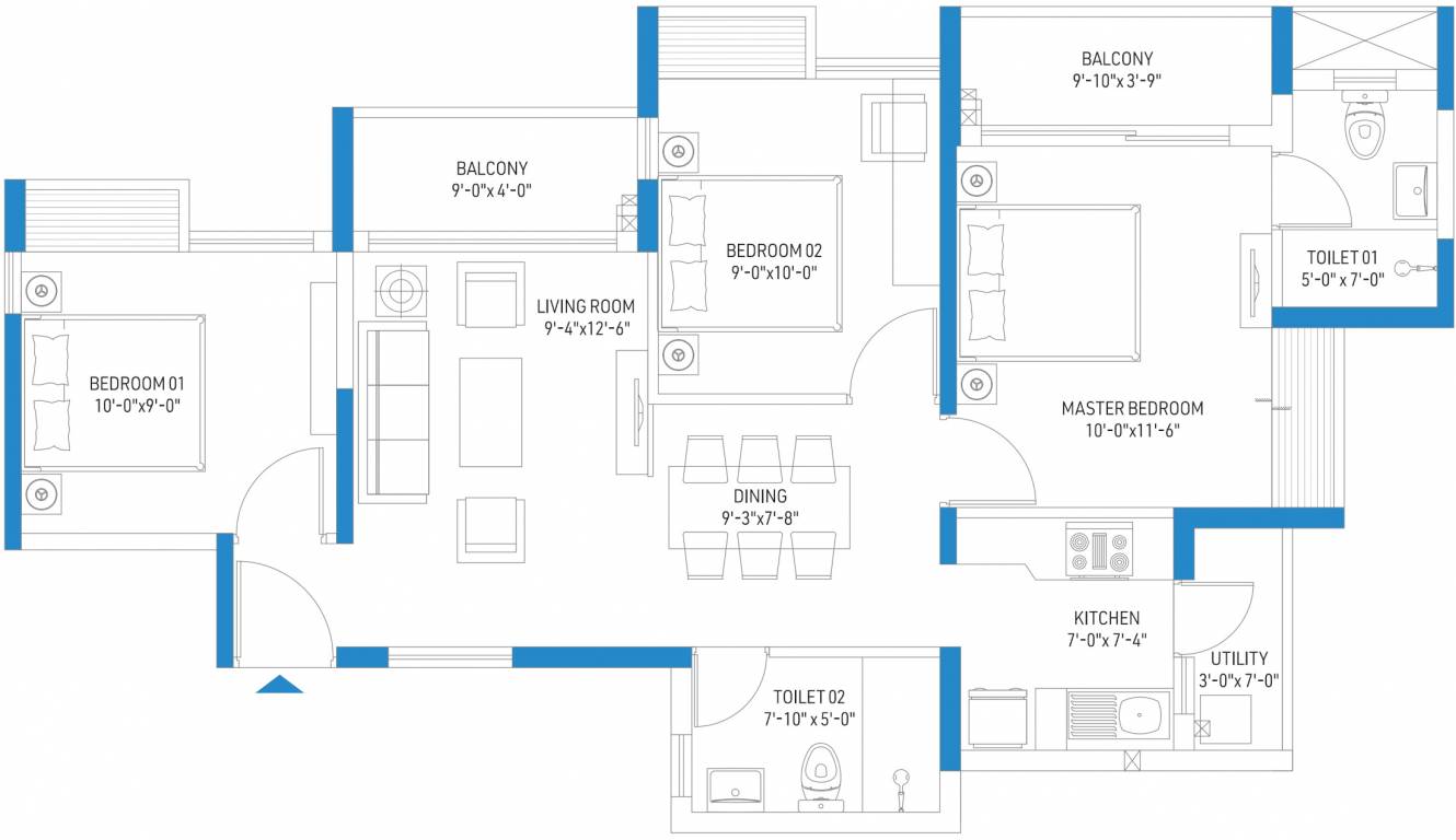  rajarhat Floor Plan Floor Plan