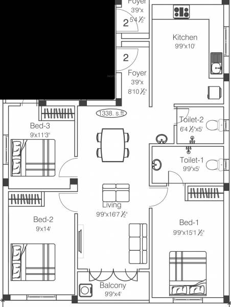  s-s-flats Floor Plan Floor Plan