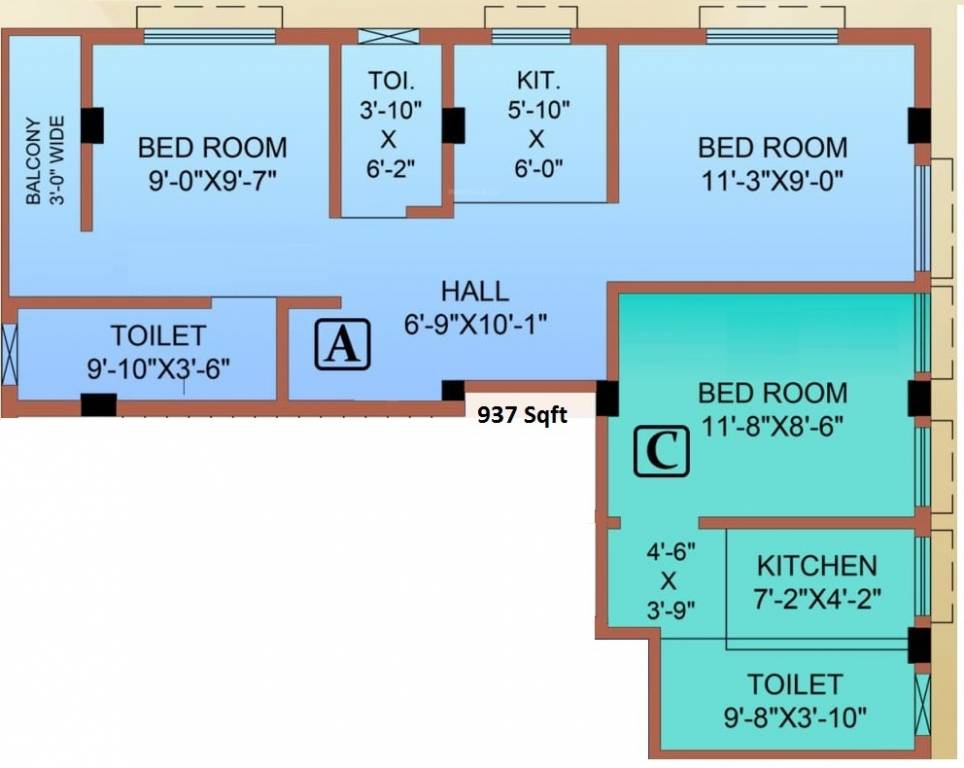 sky heights Floor Plan Floor Plan