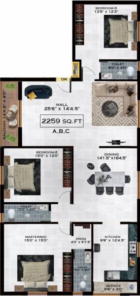  sunshine Floor Plan Floor Plan