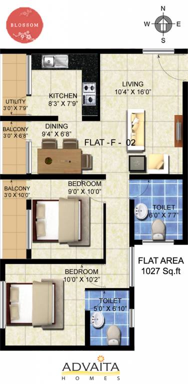  blossom phase ii Floor Plan Floor Plan
