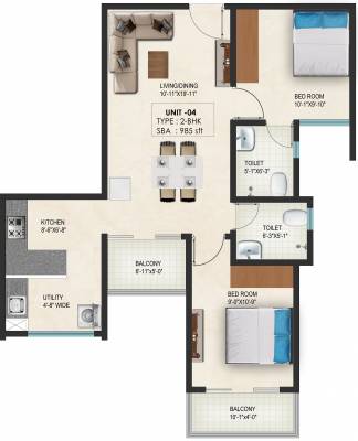  raj-high-gardens Floor Plan Floor Plan