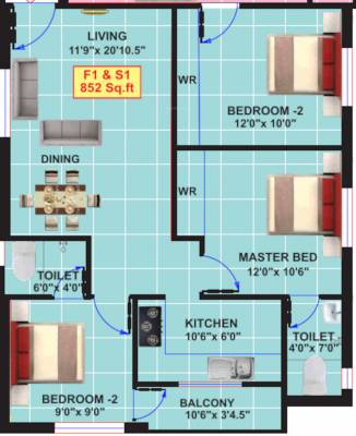  gokulam-nivas Floor Plan Floor Plan