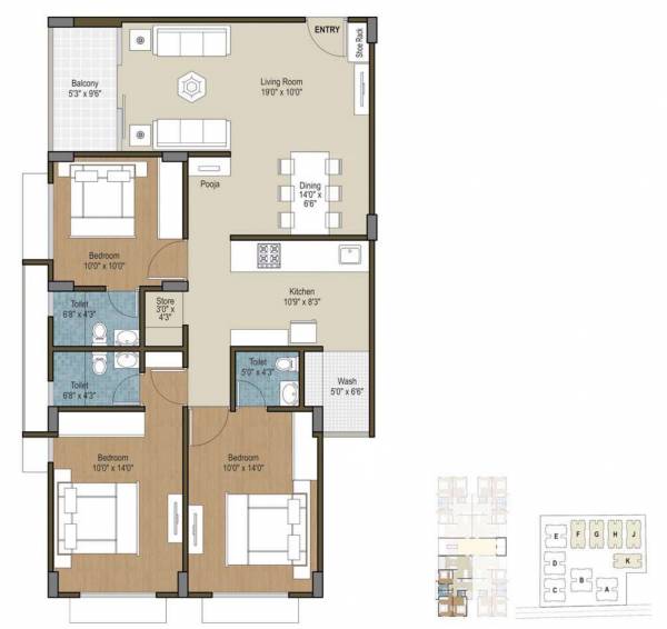  indraprasth-greens Floor Plan Floor Plan