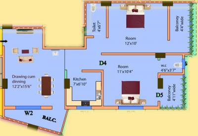 Floor Plan shreemoyee-apartment Floor Plan Floor Plan