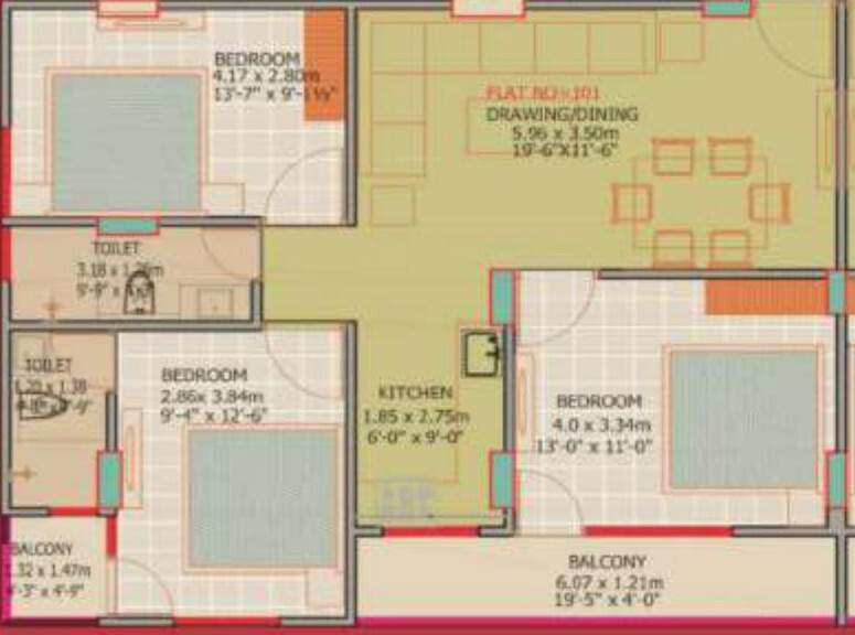 apartment Floor Plan Floor Plan