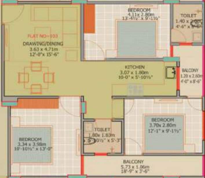  apartment Floor Plan Floor Plan