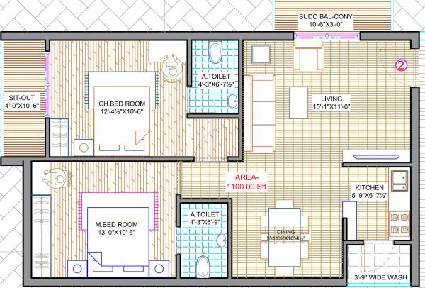  butter-fly Floor Plan Floor Plan