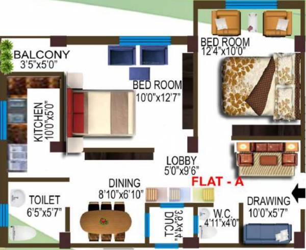  niketan-apartment Floor Plan Floor Plan