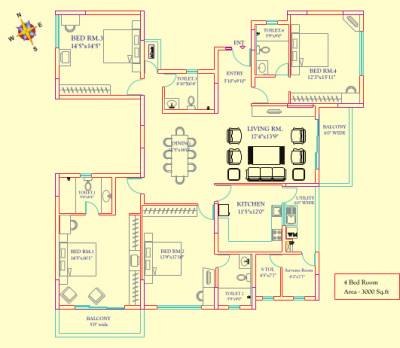  raj-lakeview-phase-ii Floor Plan Floor Plan