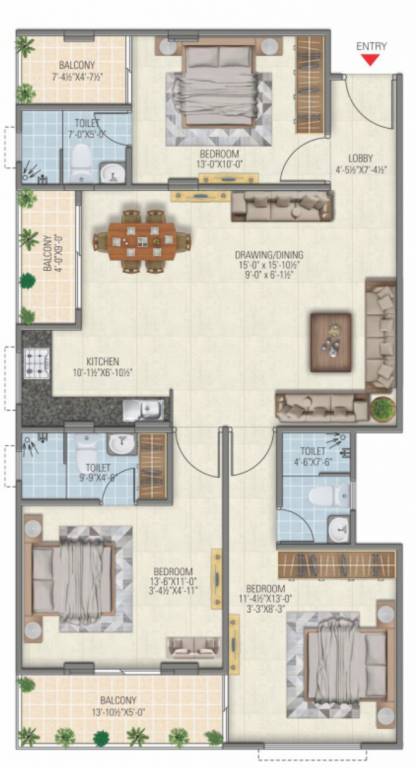  om residency Floor Plan Floor Plan