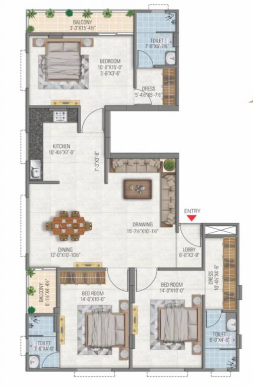  om residency Floor Plan Floor Plan
