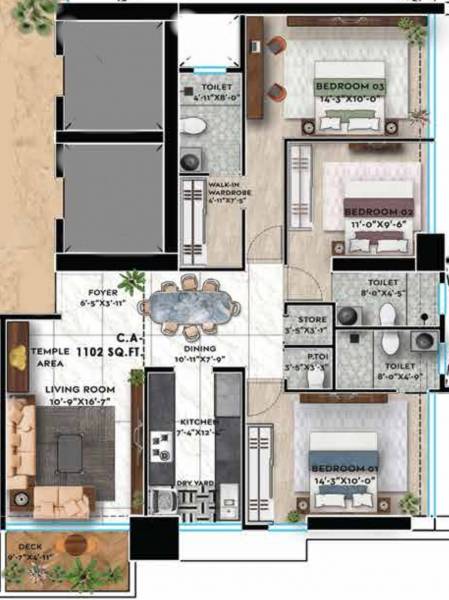  shreeji-skyrise-tower Floor Plan Floor Plan