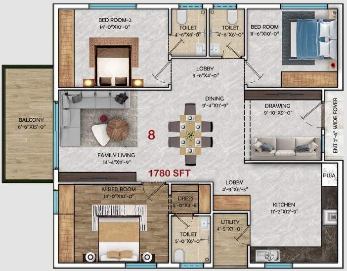  skylark 1 Floor Plan Floor Plan