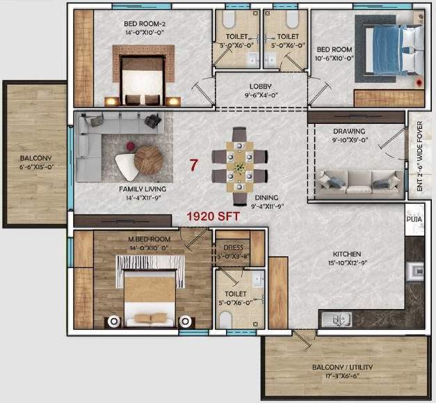  skylark 1 Floor Plan Floor Plan