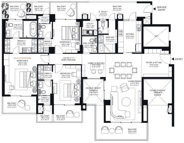  risland sky mansion Floor Plan Floor Plan