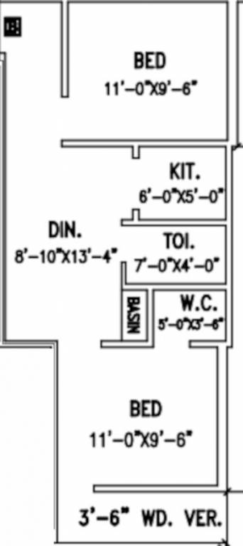  saraswati abasan ii Floor Plan Floor Plan
