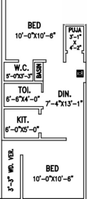  saraswati abasan ii Floor Plan Floor Plan