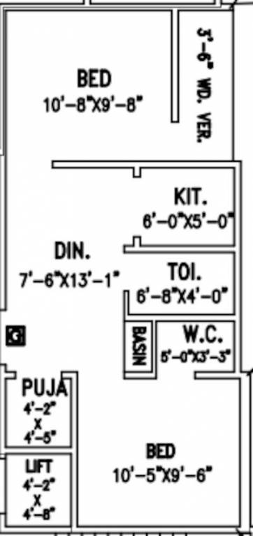  saraswati abasan ii Floor Plan Floor Plan