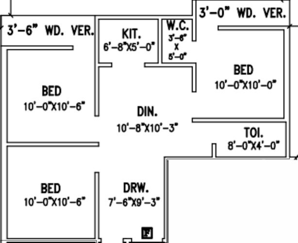  saraswati abasan ii Floor Plan Floor Plan