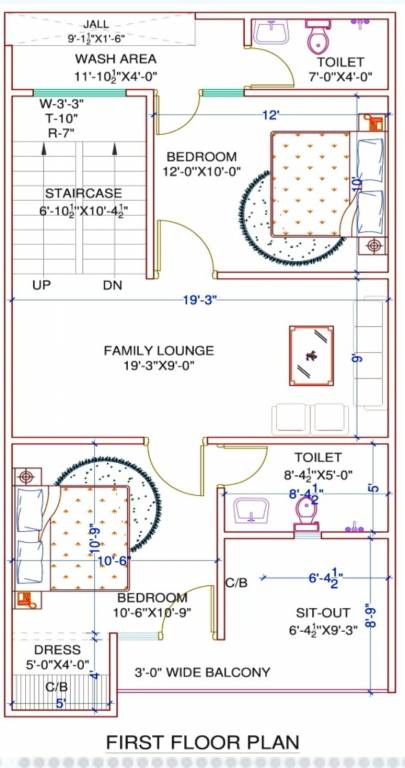 First Floor Plan rajyog wisteria Floor Plan First Floor Plan