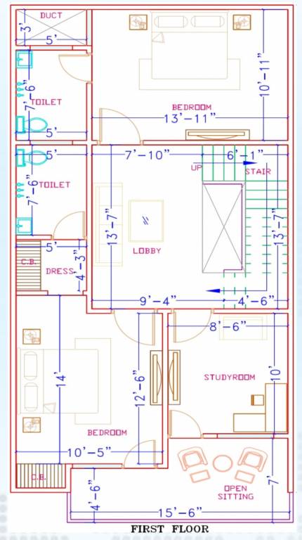 First Floor Plan rajyog wisteria Floor Plan First Floor Plan