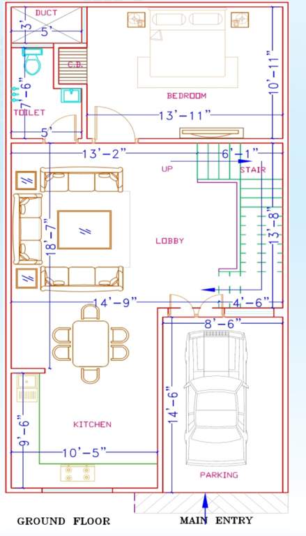 rajyog wisteria Floor Plan Ground Floor Plan