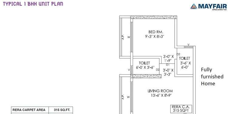  virar gardens cluster vi Floor Plan Floor Plan