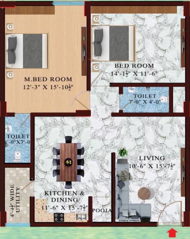  avasa evk Floor Plan Floor Plan