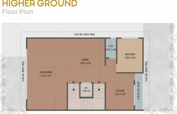 Lower Ground Floor Plan bungalows Floor Plan Lower Ground Floor Plan