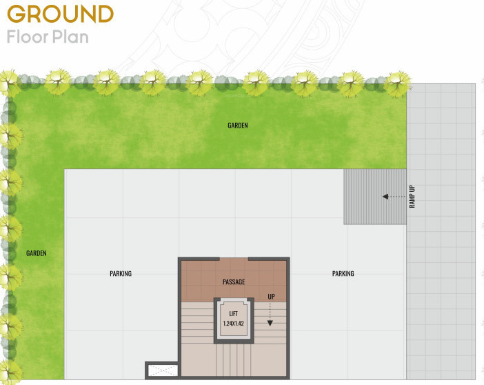  bungalows Floor Plan Ground Floor Plan