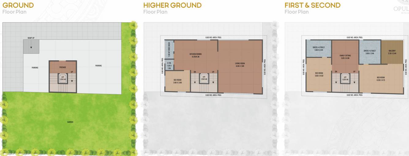  bungalows Floor Plan Floor Plan