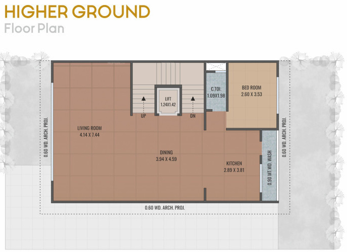  bungalows Floor Plan Lower Ground Floor Plan