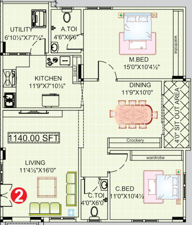  balaji homes Floor Plan Floor Plan