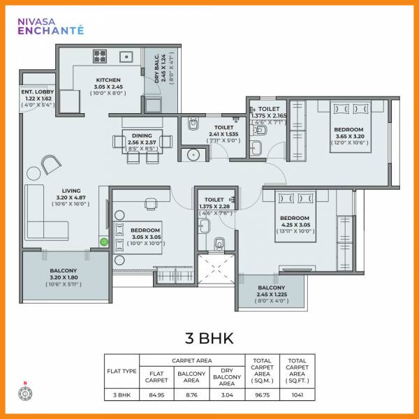  enchante-phase-i Floor Plan Floor Plan