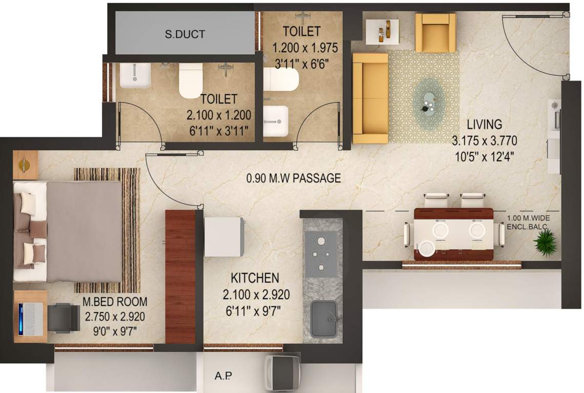  rumah bali phase 4 Floor Plan Floor Plan