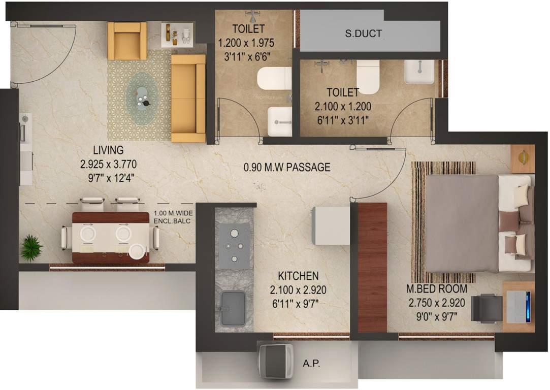  rumah bali phase 4 Floor Plan Floor Plan