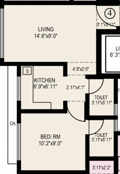  aawas Floor Plan Floor Plan