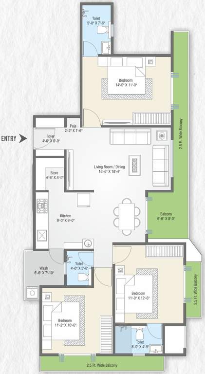  aarna 84 Floor Plan Floor Plan
