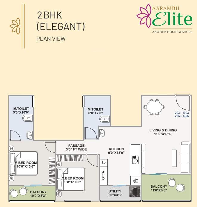  aarambh elite Floor Plan Floor Plan