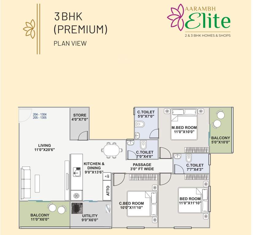  aarambh elite Floor Plan Floor Plan