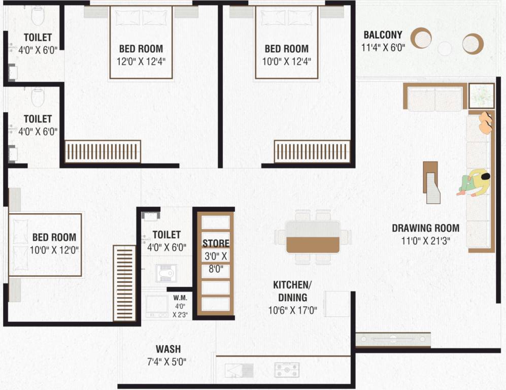 Floor Plan ananta sky Floor Plan Floor Plan