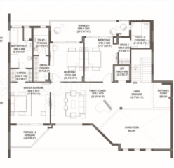  windchants Floor Plan Upper Level Duplex Plan