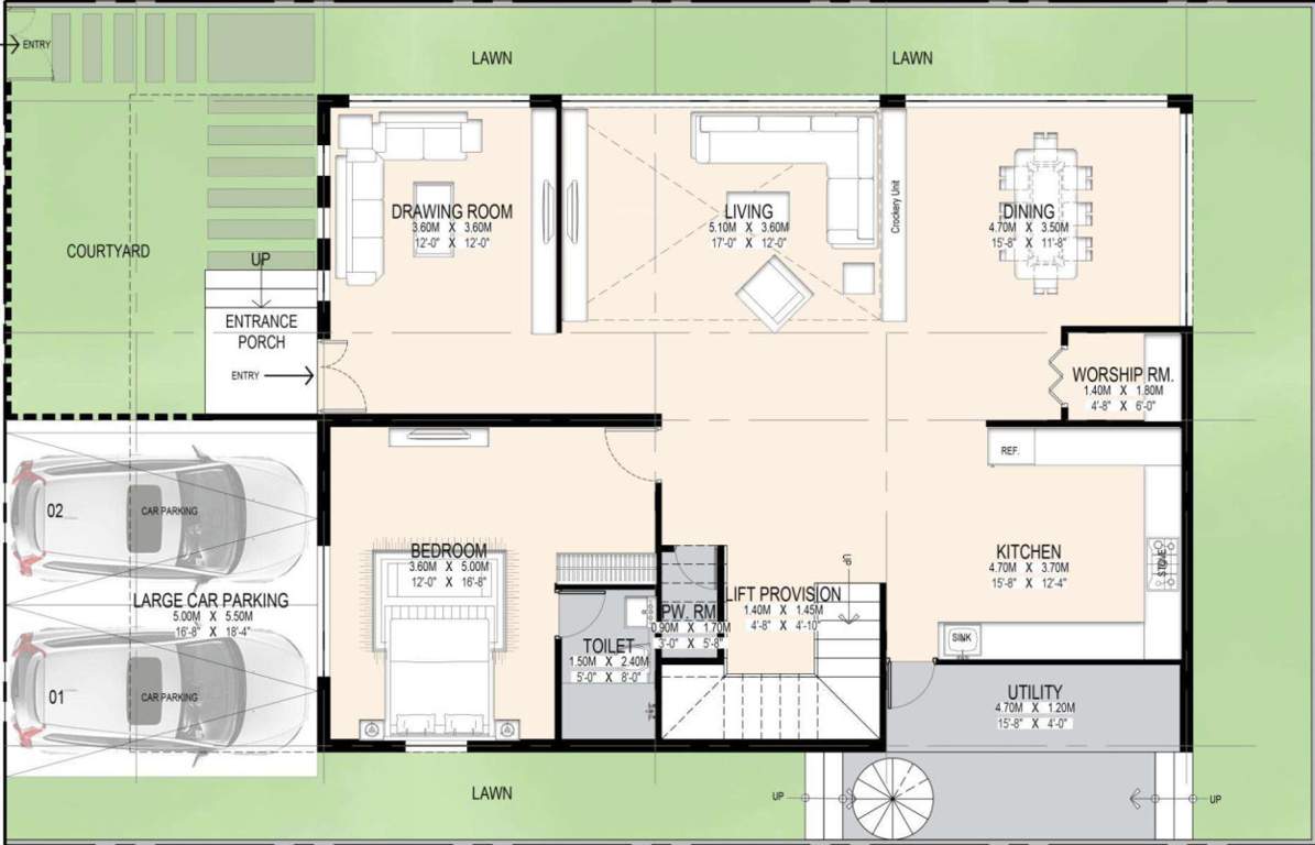 the boat club Floor Plan Ground Floor Plan