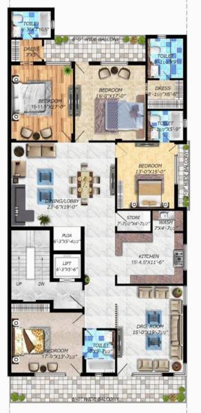  creations-450-sqyd Floor Plan Floor Plan